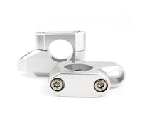 Handlebar Riser Clamp For Beta 498RR 450RR 2012-2019 430RR 2015-2024 498 450 430 RR 28mm 1 1/8" Handlebar Risers Back Moved Up Mounting Motorcycle Handlebar Risers(Silver)