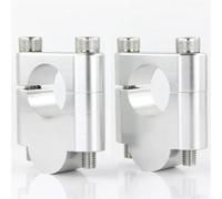 Handlebar Riser Clamp For Ducati For Scrambler 800 For Multistrada 1100 28mm 1 1/8" Handlebar Riser Mount Clamp Handle Fat Bar Risers Aluminum(Silver 30mm)
