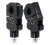 Handlebar Riser Clamp For KAWASAKI For KLE500 KLR250 KLR 650 KLX125 400R 450R KX80 7/8" 1 1/8" Handle Bar Risers Mounting Handlebar Risers(All black)