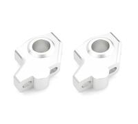 Handlebar Riser Clamp For MT-03 2006-2014 2016-2021 Motorcycle Offset Handlebar Risers Back Moved Extended Standard Bar Riser(Matte Silver)