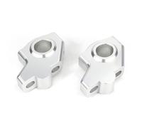 Handlebar Riser Clamp For MT-03 2006-2014 2016-2021 Motorcycle Offset Handlebar Risers Back Moved Extended Standard Bar Riser(Gloss Silver)