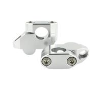 Handlebar Riser Clamp For MT-25 For MT25 MT 25 2015 2016 2017 2018 2019-2021 22mm 7/8" Handle Bar Mounting Risers Extend Moved Offset Motorcycle Handlebar Risers(Silver)
