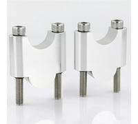 Handlebar Riser Clamp For Suzuki For B-King GSR400 GSR600 GSR750 LTR450 LTZ 22mm 7/8" Motorcycle Handlebar Risers Mounting Clamps(Silver 40mm)