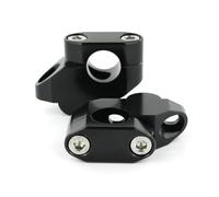 Handlebar Riser Clamp For Suzuki For Bandit For GSF1200 GSF 1200 1996 1997 1998 1999-2007 22mm 7/8" Handlebar Riser Back Moved Mounting Motorcycle Handlebar Risers(Black)
