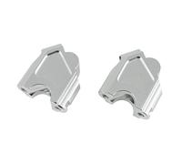 Handlebar Riser Clamp Handlebar CNC Handle Bar Clamp Raised Extend Mount Riser Raiser For F700GS 2013-2018 For F650GS 2008-2018(Silver)