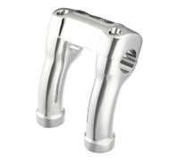 Handlebar Riser Clamp Kit 4 Inch For 1.25 Inch Bar Compatible With Softail Breakout(Chrome)