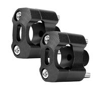 Handlebar Riser Clamps 1 Pair Motorbike Handlebar Risers Adapter Handle Bar Pullback Lifting Clamp Extension Off for Road Motorcycle Clamps