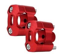 Handlebar Riser Clamps 1 Pair Motorbike Handlebar Risers Adapter Handle Bar Pullback Lifting Clamp Extension Off for Road Motorcycle Clamps