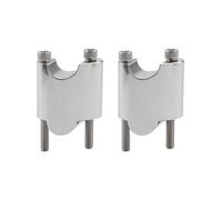 Handlebar Riser Clamps Compatible With Sportster For XL1200X | For XL1200XS For Forty-Eight 2010-2026 Motorcycle 2" Handlebar Riser Handle Bar Heighten Block Extension Kit(Chrome)