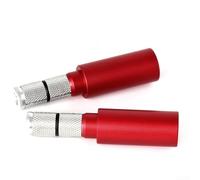 Handlebar Riser Extender, Aluminum Alloy Fork Stem Extender for 15-20mm ID, Mountain Bike Stem Extension Adapter, 100mm Length(red)