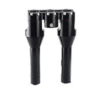 Handlebar Riser Handlebar Clamp Adapter Motorcycle 1-1/8" Clamp Risers Pullback Straight Rise Riser Handlebar 28mm T Bar 6" 8" 10" For FLFB FLFBS FLSL