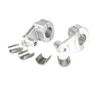 Handlebar riser handlebar clamp Universal Motorcycle Handlebar Clamps Riser add 5.5cm height for 22mm 28mm Bars Pivoting For CRF For YZF