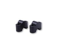 Handlebar riser Highsider PRO Kit R25 with approval, black, 22.2mm handlebar
