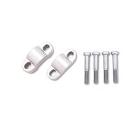 Handlebar riser Highsider PRO Kit RM25 with approval, silver, 28.6mm handlebar