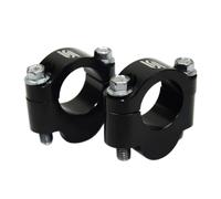 Handlebar Riser Kit Black Universal 22.2mm 20mm Rise Scar UBR1