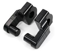 Handlebar Riser Kit For BMW 22mm 7/8" CNC Aluminum Rotating Risers Handlebar Bar Motorcycle(Black)