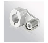Handlebar Riser Motorcycle 22mm 28mm Bar Clamps Raised Handlebar Risers Mount Riser Clamp Dirt Motocross For Aprilia(SILVER,1 Piece)