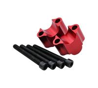 Handlebar Riser Motorcycle 22mm 7/8" Handlebar Riser Bar Mount Handle Clamp For Ducati(RED)