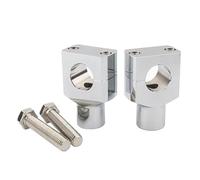 Handlebar Riser Motorcycle Accessories 7/8" 1" Handlebar Riser Clamp Aluminum 22mm 25mm Handlebars For Vulcan 900 For Classic Handlebar Bar Risers(22mm Chrome)