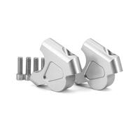 Handlebar Riser Motorcycle Handlebar Riser Clamp Back Move Mount For BM&W R1250RT 2021-(Silver,No logo)