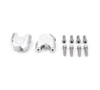 Handlebar Riser Motorcycle Handlebar Riser For CFMOTO For 450MT For 800MT Accessories Handle Bar Aluminum Raisers Up And Backwards Booster Handlebar Bar Risers(Silver)