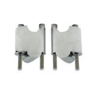 HandleBar Riser Mount Clamps Motorcycle 2" Rise Handlebar Riser 1" Bar Heighten Block Extension Kit Aluminum For For Sportster XL1200X XL1200XS 48 2010-UP(Chr-ome)
