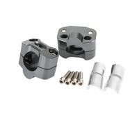 HandleBar Riser Mount Clamps Motorcycle Handlebar Risers 22-28mm Universal Clamp Mount Handlebar Riser Clamp Bar Riser Clamps Adapter Motorbike Accessories(Tit-ani-um)