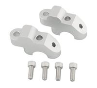 Handlebar Riser Mount For CB500F For CB500X 2013-2017 Motorcycle Handlebar Stem Motorcycle Accessories Lifter Adjustable Handlebars Riser Bracket Clamping Kit(Silver)