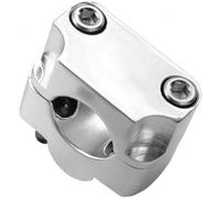 Vicma Handlebar Spacer 839 - 22.2-28.6 mm Conversion Clamp Silver for Motorcycles & Scooters