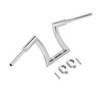 Handlebar Risers 12 Inch 14 Inch 16 Inch 18 Inch 20 Inch Rise 2 Inch Hanger Compatible With Touring Softail Slim Sportster Road King(12 inch Chrome)