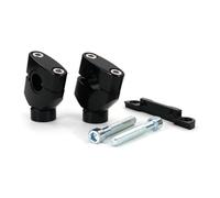 HandleBar Risers Bar Mounts For MT-07 2015 2016 2017 2018 2019 2020 Motorcycle Handlebar Riser Bar Clamp Mounts 28.6mm Handlebar 22.2mm(Black)