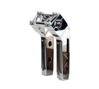 Handlebar Risers Clamp 25mm Motorcycle Handlebar Risers 4"-14" Tall Pullback Riser Handle Rise Bars Clamp For Dyna For Street Bob For Sportster For Softail