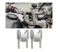 Handlebar Risers Clamp Adapter Motorcycle Handlebar Riser Clamp Handle Bar Parts Universal 28mm 11/8" 22mm 7/8" For Handle Bars Extender