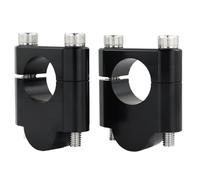 Handlebar Risers Clamp For CRF150 For CRF230L For CRF300L For CRF250L Motorcycle 22mm 7/8" Fat Bar Handlebar Mounting Riser With Clamps Motorcycle Handle Bar Riser(Black 30mm)