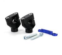 Handlebar Risers Clamp For MT-07 FZ-07 2015-2020 Handlebar Riser Bar Clamp Set Mounts 28.6mm And OEM Handlebar 22.2mm Bikers Motorcycle Handle Bar Riser(Blue)