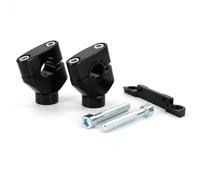 Handlebar Risers Clamp For MT-07 FZ-07 2015-2020 Handlebar Riser Bar Clamp Set Mounts 28.6mm And OEM Handlebar 22.2mm Bikers Motorcycle Handle Bar Riser(Black)