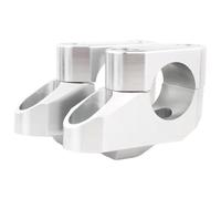 Handlebar Risers Compatible With CB1000R 2018 2019 For CB650R 2019 For CB500X For CB500f 2019 2020 28mm 1 1/8" Handlebar Riser Back Moved For Up Fat Bar(Silver)
