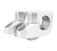 Handlebar Risers Compatible With CBF 125 NA 2017-2024 For CBF 300 NA 2018-2024 28mm 1 1/8" Handlebar Riser Back Moved For Up Fat Bar(Silver)