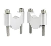 Handlebar Risers Compatible With For XT 600 1990-2001 For XT 660 R 2004-2016 For TT-R125 2005-2016 22mm 7/8" Motorcycle Fat Bar Riser Mount Handlebar Risers(Silver,30mm)