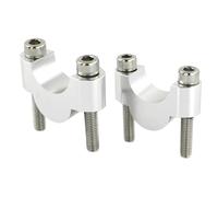 Handlebar Risers Compatible With For XT 600 1990-2001 For XT 660 R 2004-2016 For TT-R125 2005-2016 22mm 7/8" Motorcycle Fat Bar Riser Mount Handlebar Risers(Silver,20mm)
