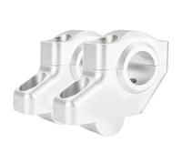 Handlebar Risers Compatible With Triumph For Trident 750 For Trident 900 For Trophy 900 1992-1999 22mm 7/8" Handlebar Risers Extension Back Moved Riser(Matte Silver)