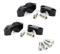 Handlebar Risers Compatible With Zero For FX 2021-2024 For DSR 2019-2024 For SRF 2019-2024 Motorcycle Handlebar Back Moved For Up Fat Bar Mounting Risers(Black)