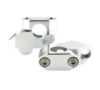 Handlebar Risers Extension Compatible With Hunter 350 TE400 250 510 SM 125 Motorbike 22mm 7/8 Inch(Silver)
