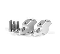 Handlebar Risers For BMW R For Nine T For For RnineT For Scrambler For Urban G/S 2014- Motorcycle Handle Bar Riser Clamp Extend Handlebar Adapter Mount Handlebar Riser(Silver)