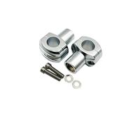 Handlebar Risers For Motorcycle For Sportster For Dyna 1" 25MM Motorcycle Heightening Fixed Clamp CNC Handlebar Risers Kit Mount High Strength Aluminum(C Chrome)