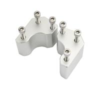 Handlebar Risers Handle Bar Riser For Kawasaki GTR1400 For Concours 14 For GTR 1400 2008-2019 2020 Motorcycle Handlebar Riser Height Up Adapter Handle Bar Mount (Color : Silver)