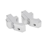 Handlebar Risers ， Height Mount Clamp Kit 2pcs HandleBar Riser Mount Clamp CNC Aluminum Alloy Replacement for YAMAHA Tracer 900/GT 2015-2019 (Silver)