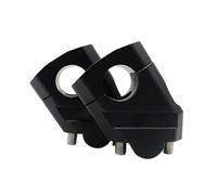 Handlebar Risers Universal 1 Pair Motorcycle Universal Handlebar Riser Bar Mount Handle Clamp 28mm 1 1/8" 22mm 7/8"(Black,22mm)