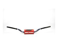 Handlebar SCAR o ² Colour Yamaha YZ/YZF Ø28 , 6mm-azul Dark/Protector Red for