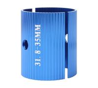 Handlebar Shim Clamp - Aluminium Alloy Handlebar Gauge Reducer Solid Body Cycling Parts 25.4 to 31.8 to 35 mm Increase the Bicycle Shaft Cover for Bicycles for Bicycles